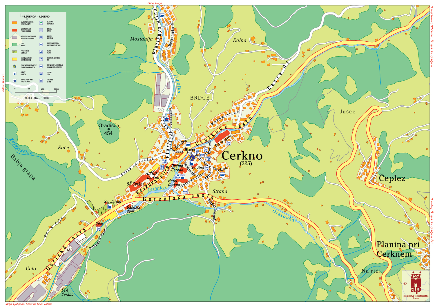 Nova turistična karta in informativna tabla naselja Cerkno – Visit Cerkno